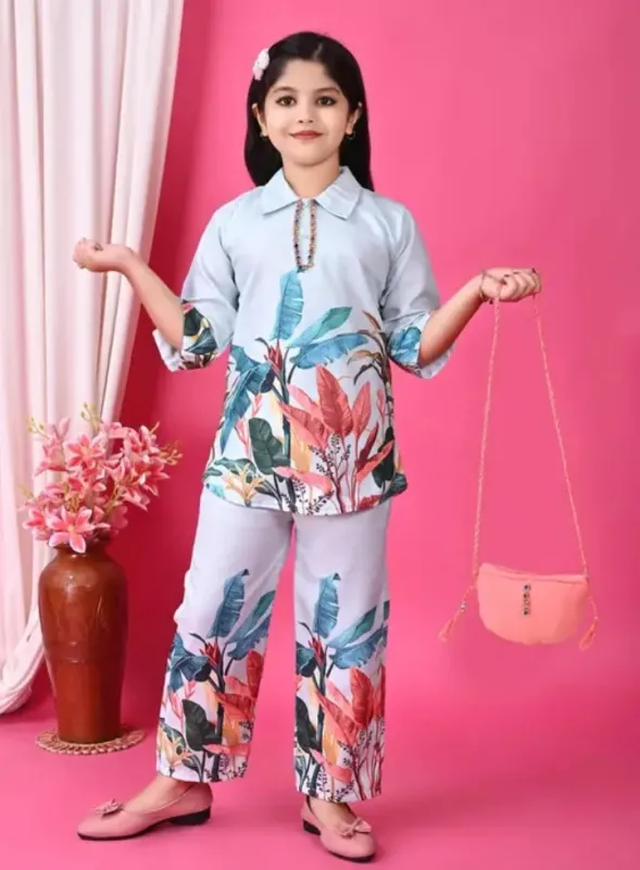 Tropical Bloom Kids Co-ord Set