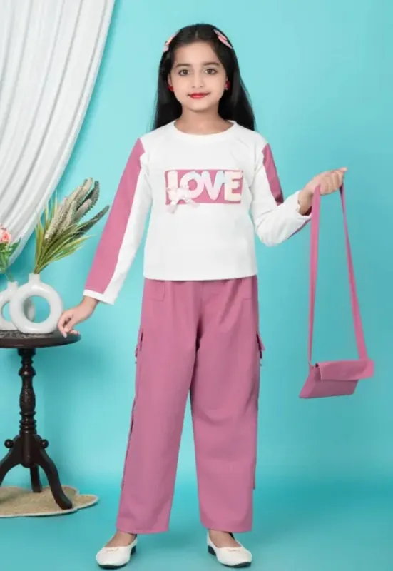 Sweet Love Girls Casual Co-ord Set